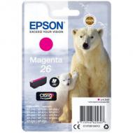 EPSON 26 Tinte magenta Standardkapazität 4.5ml 300 Seiten 1-pack blister ohne Alarm (C13T26134012)