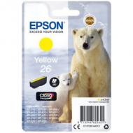 EPSON 26 Tinte gelb Standardkapazität 4.5ml 300 Seiten 1-pack blister ohne Alarm (C13T26144012)