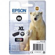 EPSON 26XL Tinte foto schwarz hohe Kapazität 8.7ml 400 Fotos 1-pack blister ohne Alarm (C13T26314012)