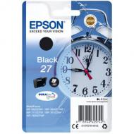 EPSON 27 Tinte schwarz Standardkapazität 6.2ml 350 Seiten 1-pack blister ohne Alarm - DURABrite ultra Tinte (C13T27014012)