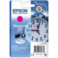 EPSON 27 Tinte magenta Standardkapazität 3.6ml 350 Seiten 1-pack blister ohne Alarm - DURABrite ultra Tinte (C13T27034012)