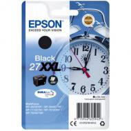 EPSON 27XXL Tinte schwarz Extra hohe Kapazität 34.1ml 2.200 Seiten 1-pack blister ohne Alarm - DURABrite ultra Tinte (C13T27914012)