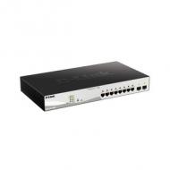 D-LINK D 1210-10MP 10-Port Layer2 PoE+ Smart Managed Gigabit Switch 8x 10 / 100 / 1000BASE-T PoE 2x 100 / 1000 Mbps SFP lüfterlos (D 1210-10MP)