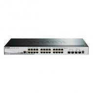 D-LINK D 1510-52XMP 52-Port Smart Managed PoE+ Gigabit Stack Switch 48x 10 / 100 / 1000 Mbps PoE 4x 10G SFP+ (D 1510-52XMP)