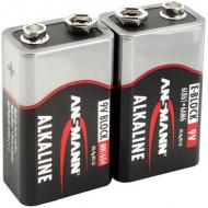 Batterie block e  /  6lr61 2er ansmann spannung von 9 v 2er schlauch (5015591)