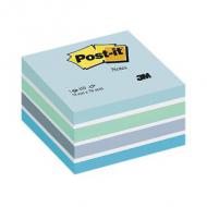 Haftnotiz-Würfel, Pastell-Blautöne