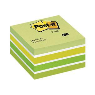 Haftnotiz-Würfel, Pastell-Grüntöne 2028-G