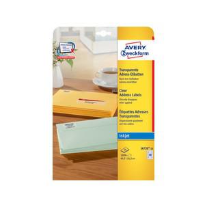 Symbolbild: Adress-Etiketten, transparent J4721-25