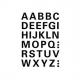 (7) Buchstaben-Sticker, 33 mm 4158