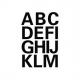 (7) Buchstaben-Sticker, 33 mm 4158