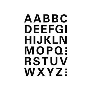 (3) Buchstaben-Sticker, 15 mm 4163