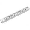 19" Steckdosenleiste, silber