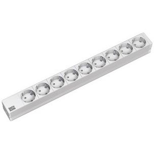 19" Steckdosenleiste, silber 333.401