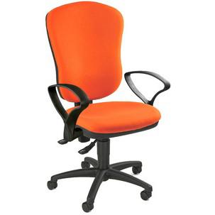 Bürodrehstul "Point 80", orange mit optionaler Armlehne Typ SU 8180 G04