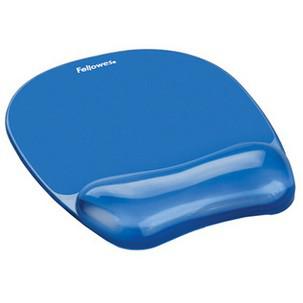 Symbolbild: Handgelenkauflage Crystals Gel mit Maus Pad, blau 9144104