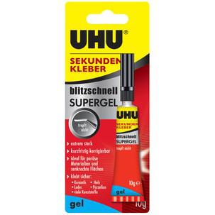 Sekundenkleber blitzschnell SUPERGEL, 10 g 48720