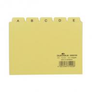 Karteiregister A - Z, gelb