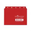 Karteiregister A - Z, rot