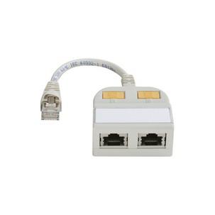 Symbolbild: Modular T-Adapter - RJ45 Verbinder, Kat. 5  100023153