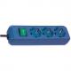 Symbolbild: Steckdosenleiste Eco-Line, blau 1152900