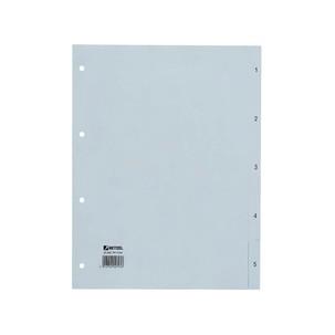 Zahlen Kunststoff-Register, 1- 5 25245481