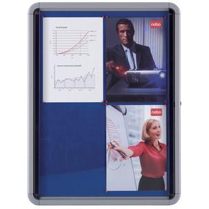 Schaukasten mit Textil-Rückwand, 4 x DIN A4 1902556