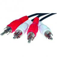 Audiokabel, 2 x Cinchstecker - 2 x Cinchstecker, stereo