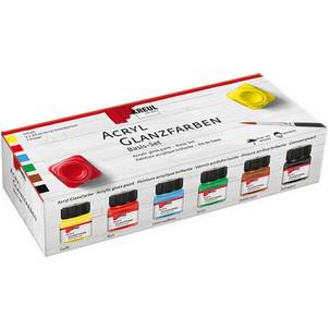 Acryl-Glanzfarbe, Basis-Set  79600
