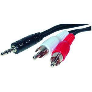 Audiokabel, 2 x Cinchstecker - 3,5 mm Klinkenstecker BS30832