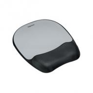 Handgelenkauflage Memory Foam "Silberstreifen" mit Maus Pad