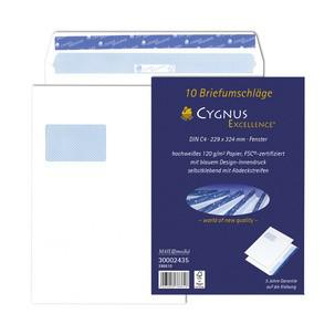 Briefumschläge C4, mit Fenster links, Kleinpackung 30123569