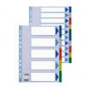Symbolbild: Blanko Kunststoff-Register, farbige Taben