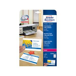 Symbolbild: Premium Visitenkarten, Laserdrucker C32026-25