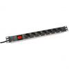 19" Steckdosenleiste mit Schalter