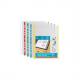 Prospekthüllen DIN A4, farbiger Rand, weiß 100206872
