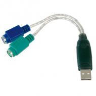 USB 1.1 - 2 x PS/2 Adapterkabel