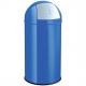 Abfalleimer mit Push-Einwurfklappe, blau H2401400