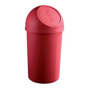 Abfalleimer mit Push-Einwurfklappe, rot H2401325