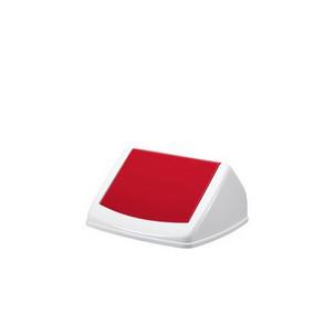 Zubehör: Deckel für DURABIN SQUARE 40, weiß / rot 1801574018