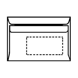 Symbolbild: Briefumschläge C6, mit Fenster 768804