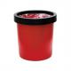Papierkorb, rot - mit Papierkorb-Ring H6106093