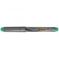 Einweg-Füllhalter V-Pen Silver, grün