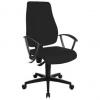 Bürodrehstuhl "Trendstar 10", schwarz mit optionaler Armlehne Typ R(OPA)