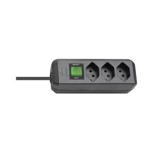 Steckdosenleiste Eco-Line, schwarz 1158622