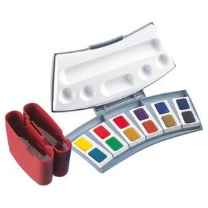 Aquarellmalkasten, 12 Farben 721886