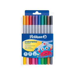 Fasermaler Colorella Twin, 10er Etui 300011239