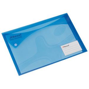 Dokumentenmappe Xtra Folder, blau-transluzent 2101161
