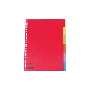 Blanko Karton-Register, mehrfarbig, 170 x 220 mm 100204928