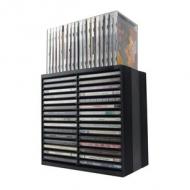 CD-/DVD-Ablagebox Spring, schwarz