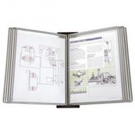 Wandsichttafelsystem BLACKLINE METALLISCH, Sichttafeln: grau